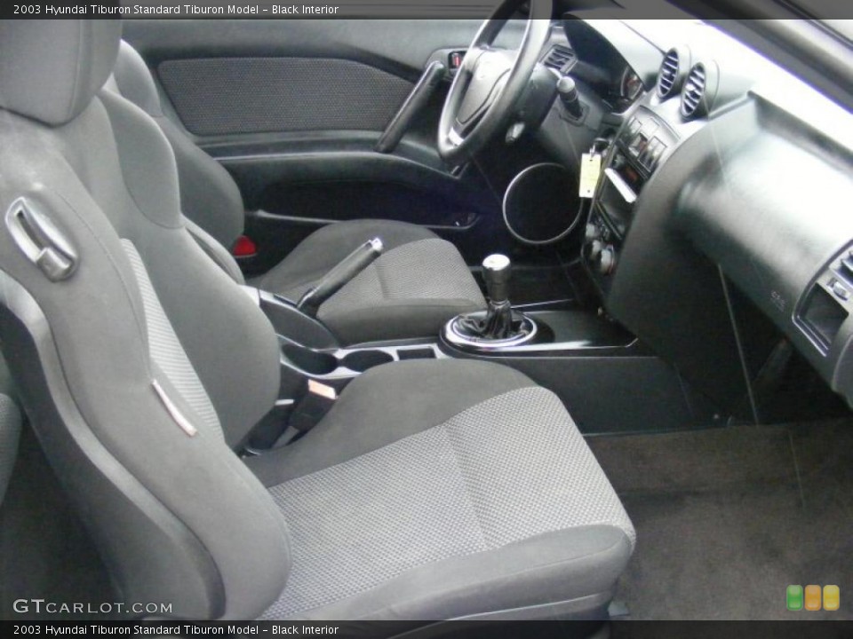 Black Interior Photo for the 2003 Hyundai Tiburon  #37917738