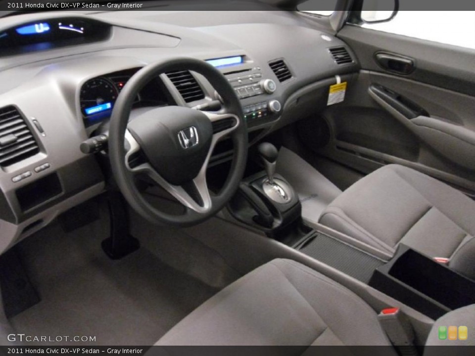 Gray Interior Photo for the 2011 Honda Civic DX-VP Sedan #37918114