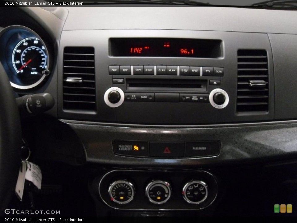 Black Interior Controls for the 2010 Mitsubishi Lancer GTS #37918328
