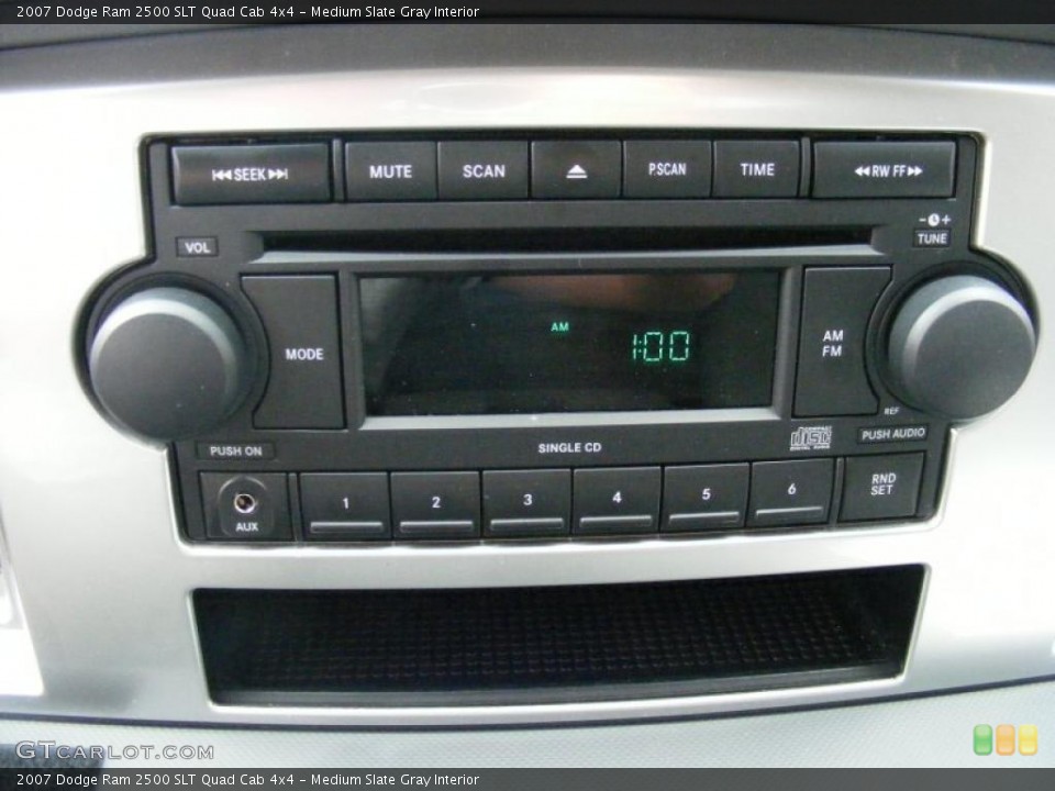 Medium Slate Gray Interior Controls for the 2007 Dodge Ram 2500 SLT Quad Cab 4x4 #37918894