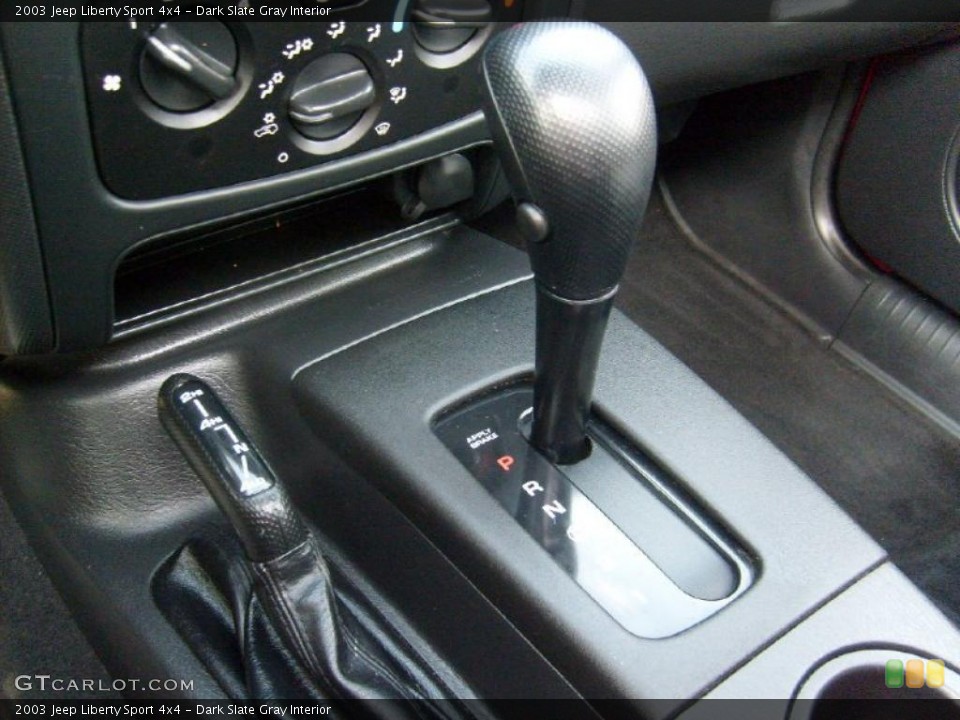 Dark Slate Gray Interior Transmission for the 2003 Jeep Liberty Sport 4x4 #37920510