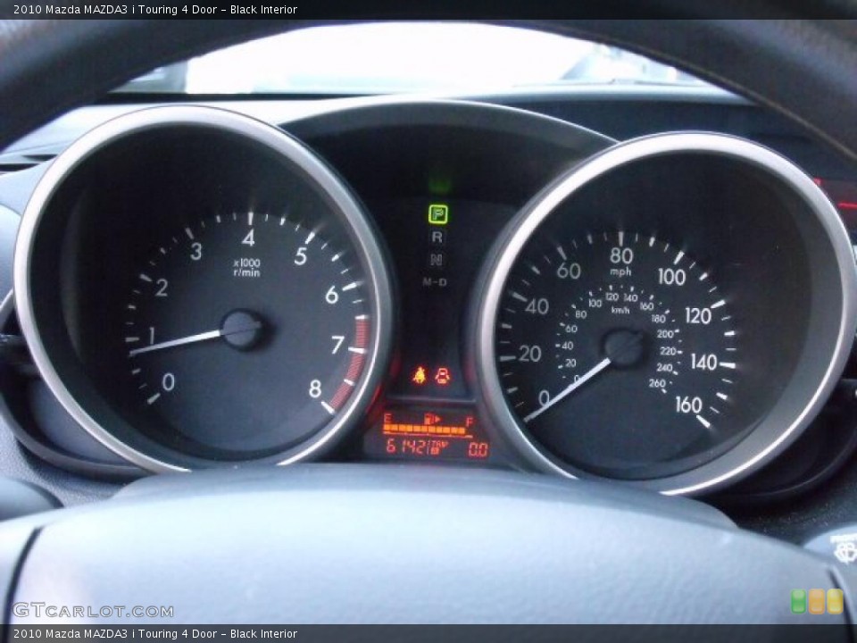 Black Interior Gauges for the 2010 Mazda MAZDA3 i Touring 4 Door #37921642