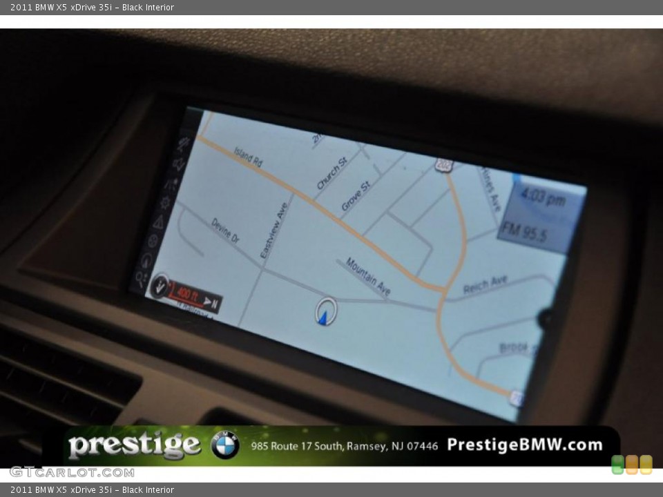 Black Interior Navigation for the 2011 BMW X5 xDrive 35i #37922758