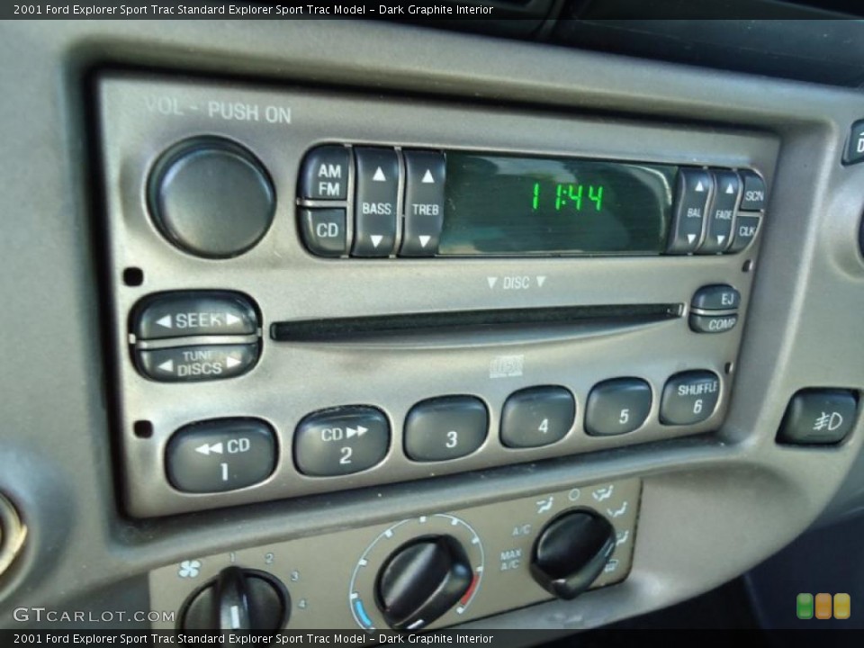 Dark Graphite Interior Controls for the 2001 Ford Explorer Sport Trac  #37922946