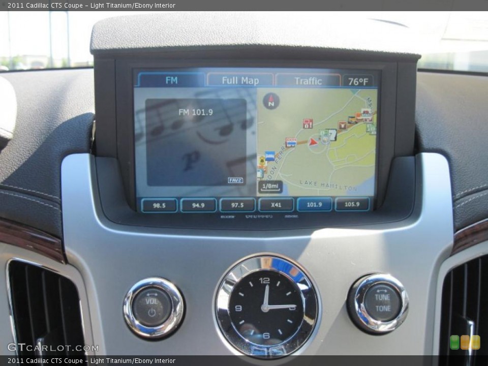 Light Titanium/Ebony Interior Navigation for the 2011 Cadillac CTS Coupe #37923782