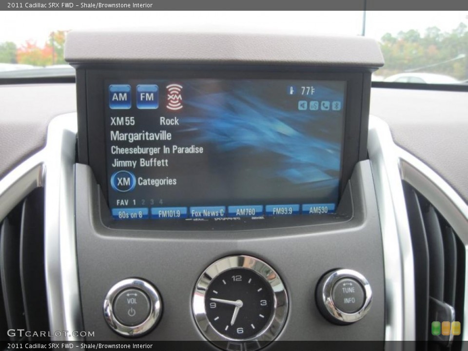 Shale/Brownstone Interior Navigation for the 2011 Cadillac SRX FWD #37925306