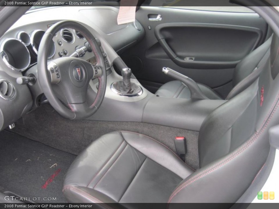 Ebony Interior Photo for the 2008 Pontiac Solstice GXP Roadster #37925826