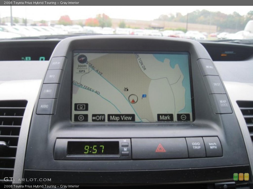 Gray Interior Navigation for the 2008 Toyota Prius Hybrid Touring #37926446