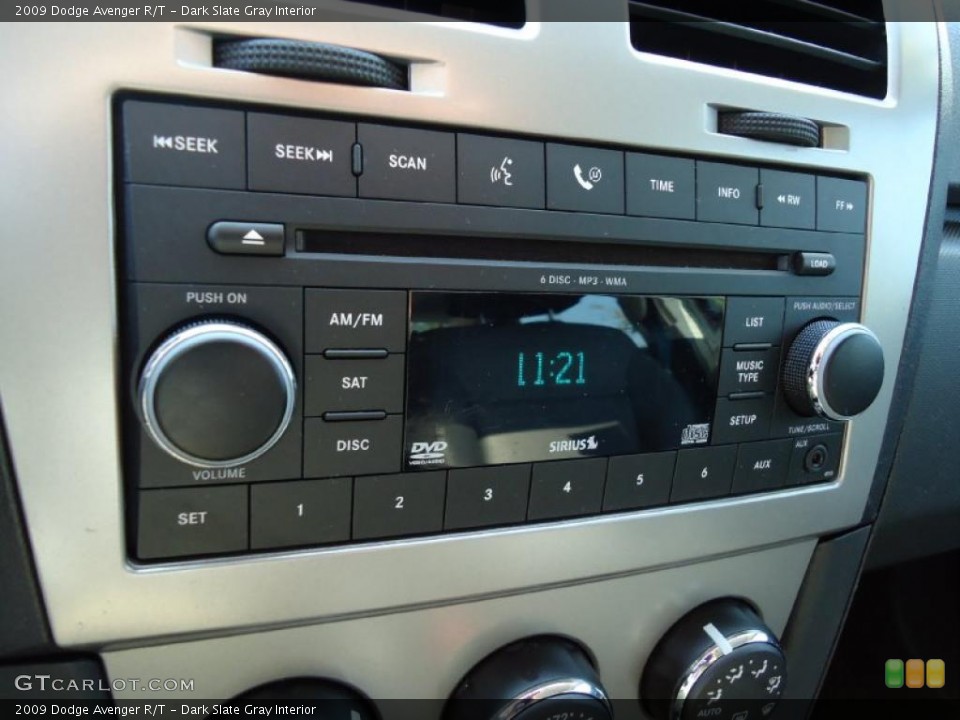 Dark Slate Gray Interior Controls for the 2009 Dodge Avenger R/T #37927530