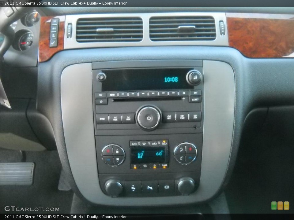Ebony Interior Controls for the 2011 GMC Sierra 3500HD SLT Crew Cab 4x4 Dually #37927598