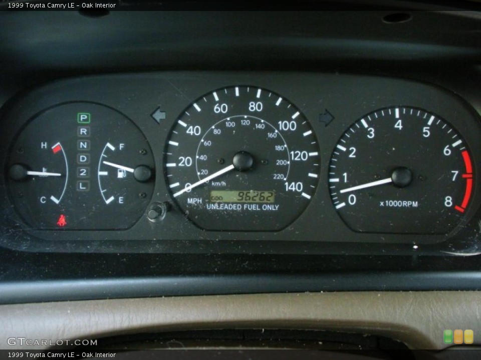 Oak Interior Gauges for the 1999 Toyota Camry LE #37928086