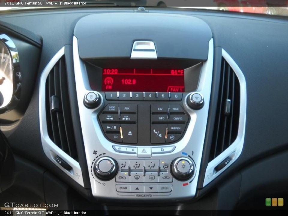 Jet Black Interior Controls for the 2011 GMC Terrain SLT AWD #37928238