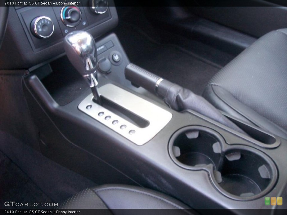 Ebony Interior Transmission for the 2010 Pontiac G6 GT Sedan #37929734