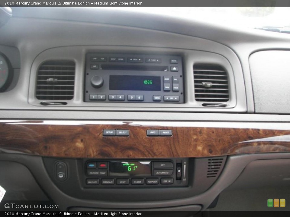Medium Light Stone Interior Controls for the 2010 Mercury Grand Marquis LS Ultimate Edition #37930442