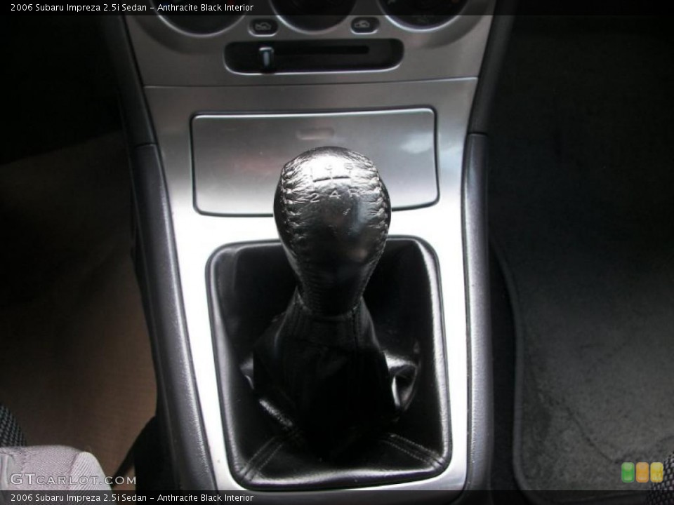 Anthracite Black Interior Transmission for the 2006 Subaru Impreza 2.5i Sedan #37931014