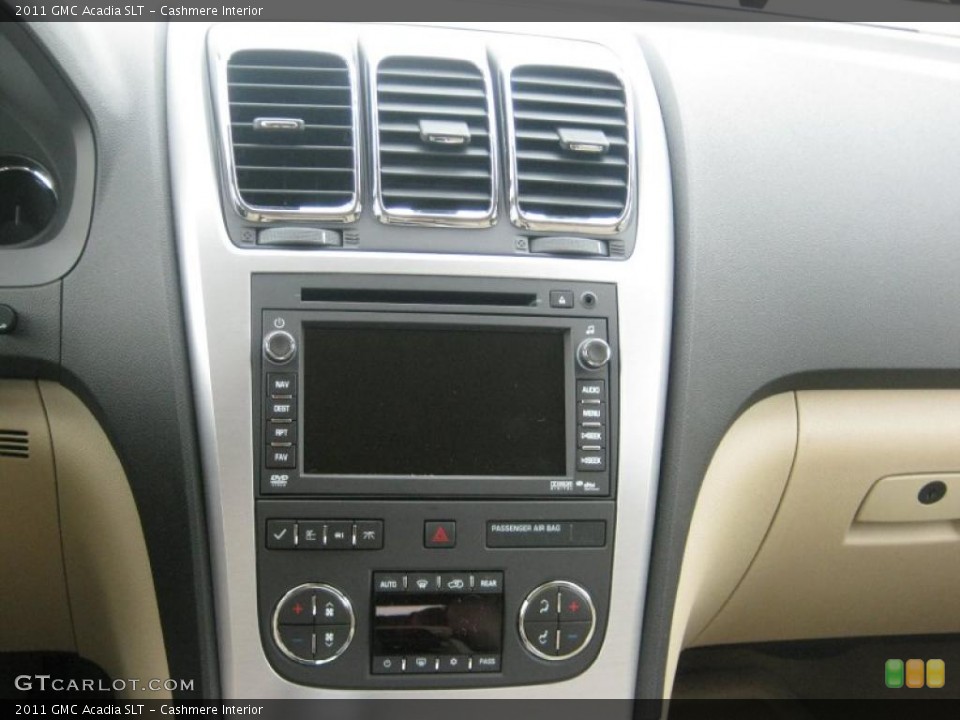 Cashmere Interior Controls for the 2011 GMC Acadia SLT #37931034