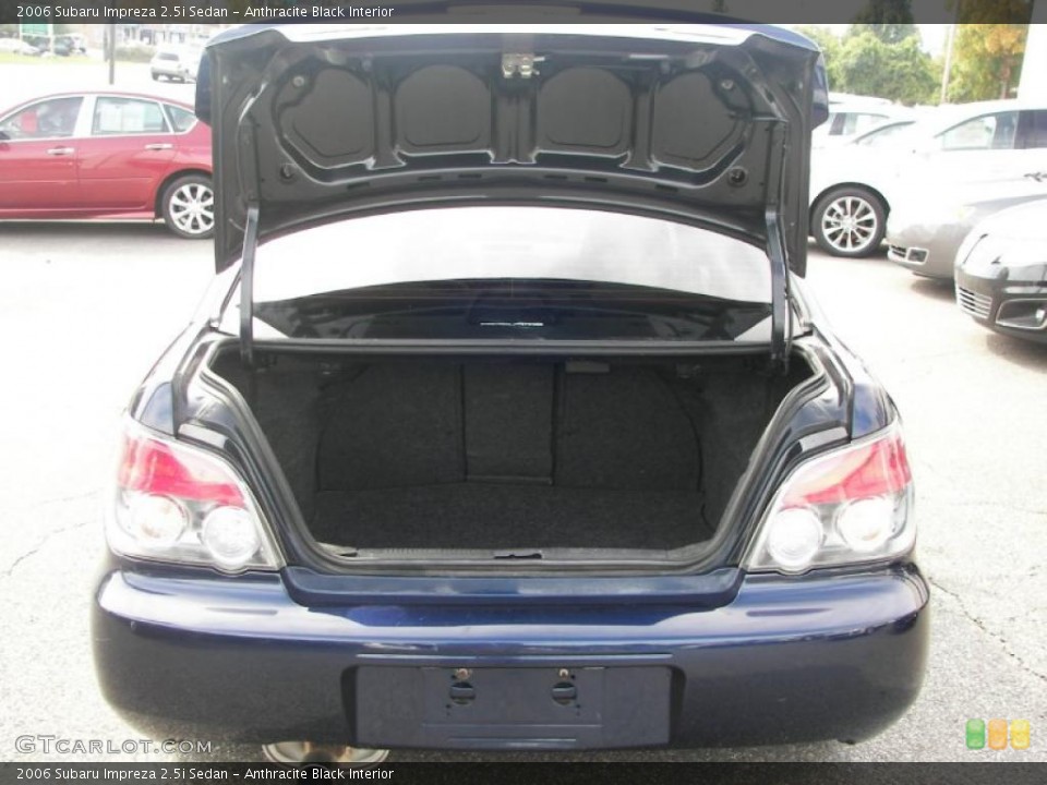 Anthracite Black Interior Trunk for the 2006 Subaru Impreza 2.5i Sedan #37931114