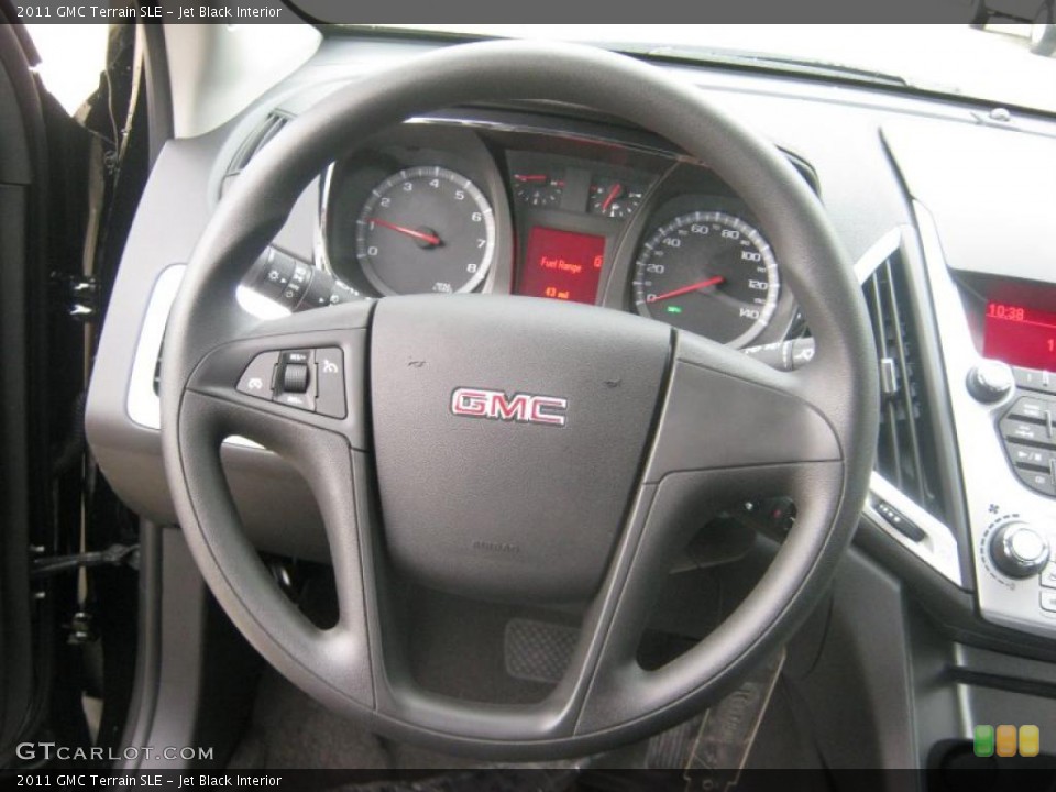 Jet Black Interior Steering Wheel for the 2011 GMC Terrain SLE #37931490