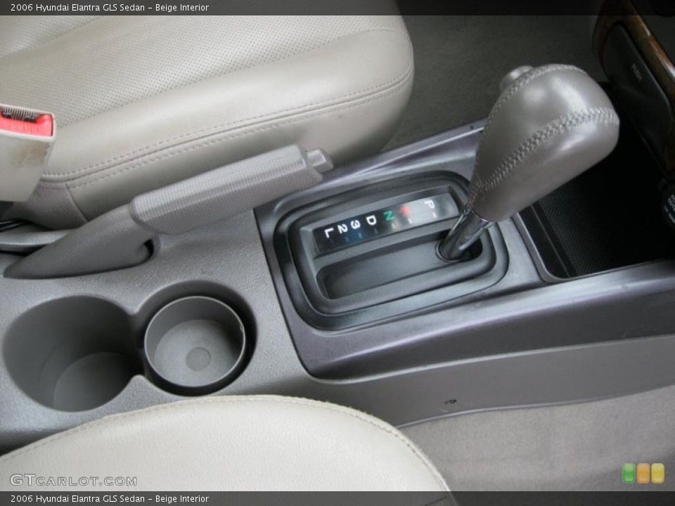 Beige Interior Transmission for the 2006 Hyundai Elantra GLS Sedan #37932082