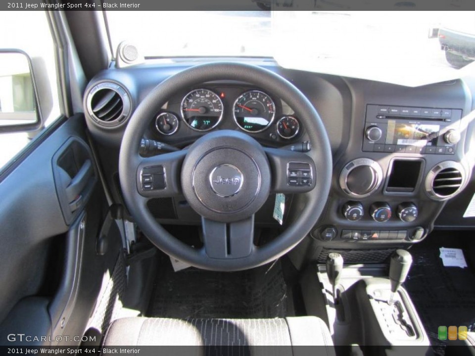Black Interior Photo for the 2011 Jeep Wrangler Sport 4x4 #37933482