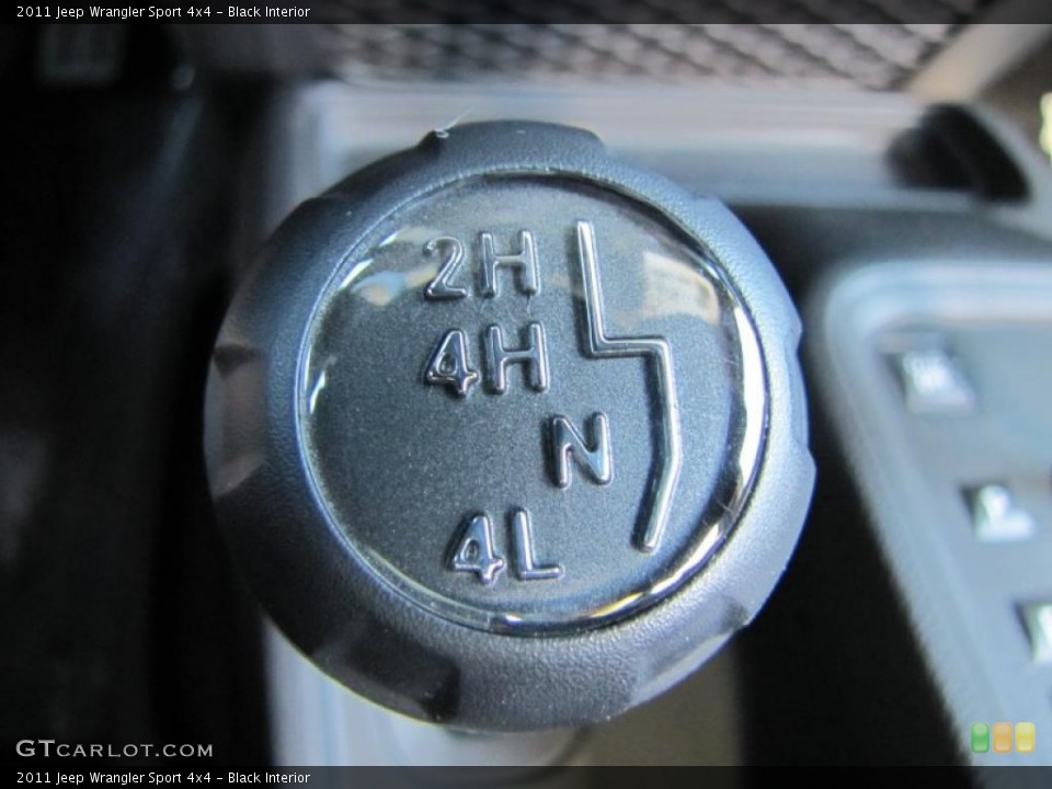 Black Interior Controls for the 2011 Jeep Wrangler Sport 4x4 #37933522