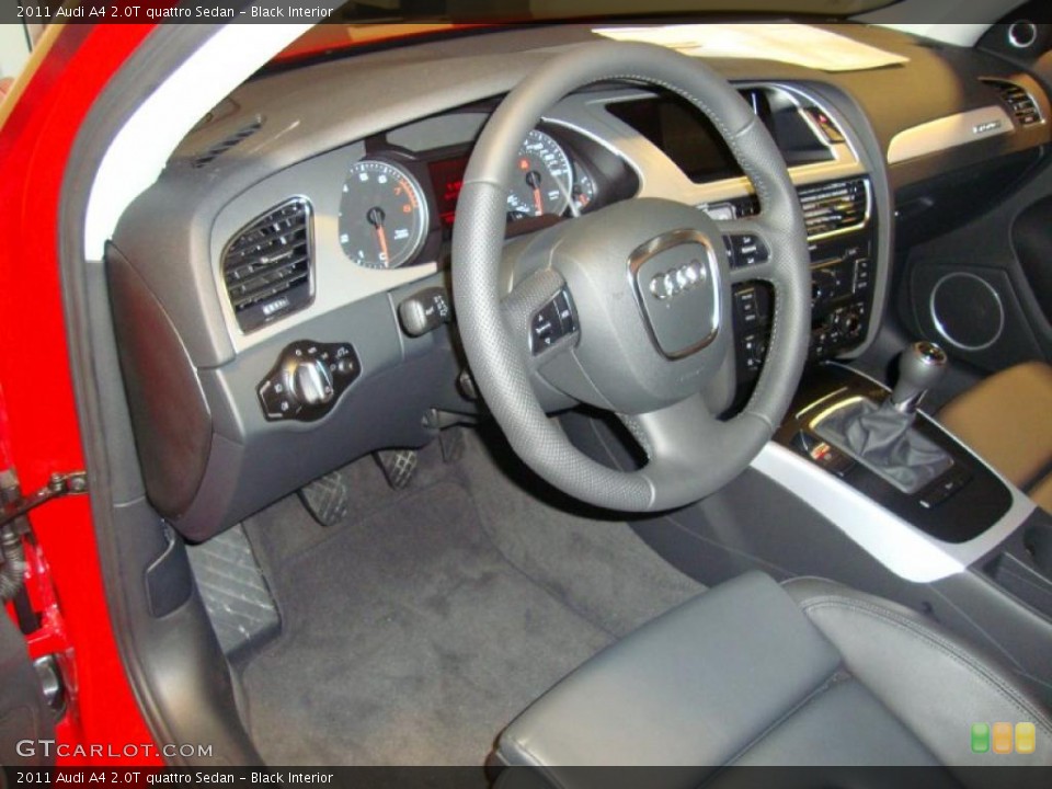 Black Interior Photo for the 2011 Audi A4 2.0T quattro Sedan #37935674