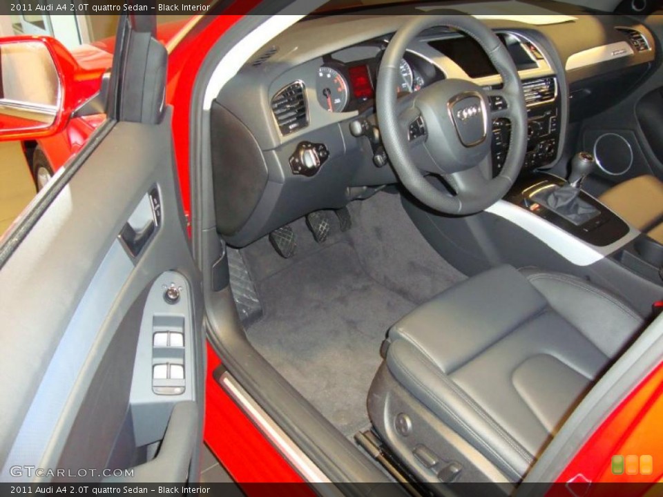 Black Interior Photo for the 2011 Audi A4 2.0T quattro Sedan #37935690