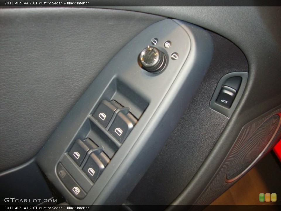 Black Interior Controls for the 2011 Audi A4 2.0T quattro Sedan #37935714
