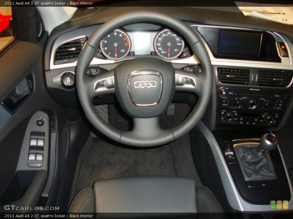 Black Interior Steering Wheel for the 2011 Audi A4 2.0T quattro Sedan #37935838