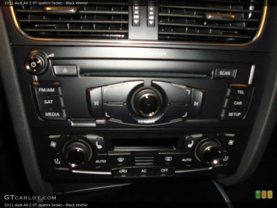 Black Interior Controls for the 2011 Audi A4 2.0T quattro Sedan #37935882