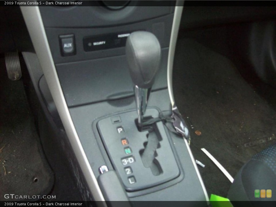 Dark Charcoal Interior Transmission for the 2009 Toyota Corolla S #37936962