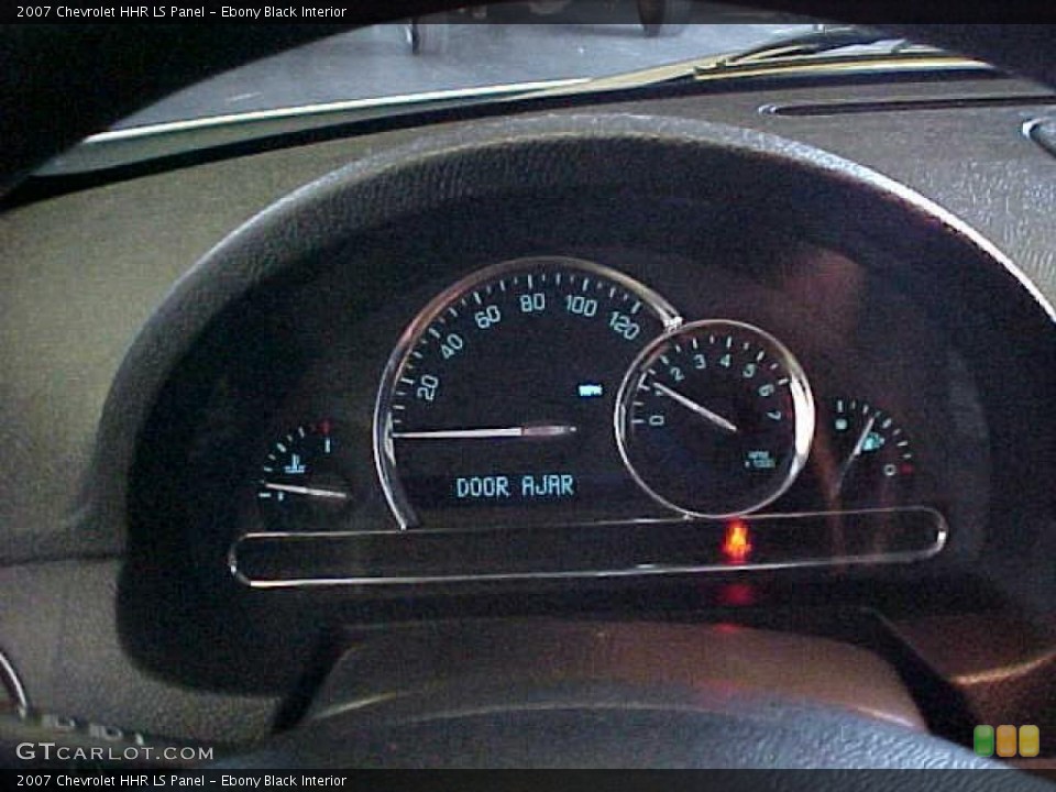 Ebony Black Interior Gauges for the 2007 Chevrolet HHR LS Panel #37937478