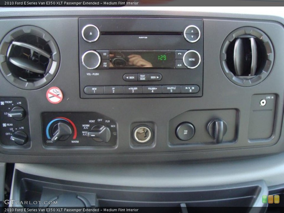 Medium Flint Interior Controls for the 2010 Ford E Series Van E350 XLT Passenger Extended #37938714