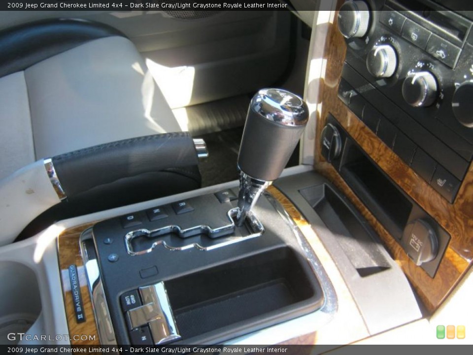 Dark Slate Gray/Light Graystone Royale Leather Interior Transmission for the 2009 Jeep Grand Cherokee Limited 4x4 #37939478