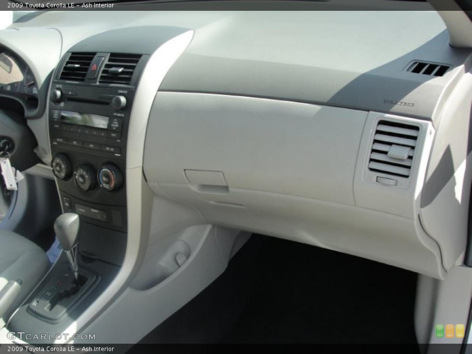 Ash Interior Dashboard for the 2009 Toyota Corolla LE #37939554