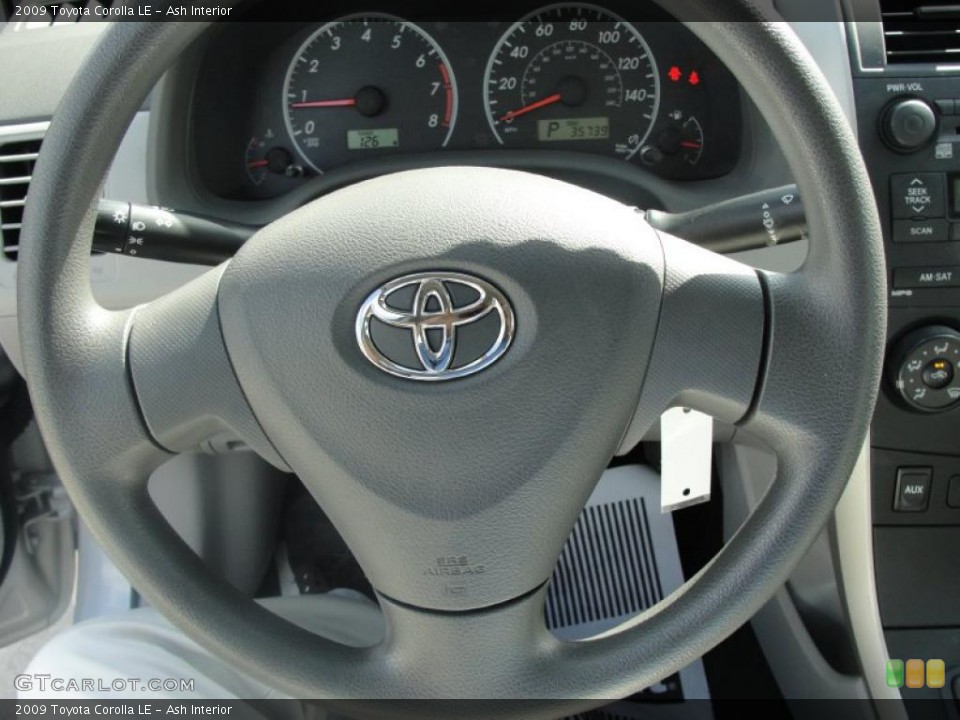 Ash Interior Steering Wheel for the 2009 Toyota Corolla LE #37939726