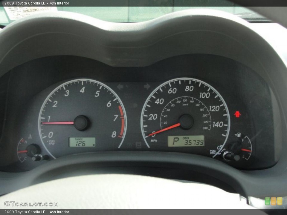 Ash Interior Gauges for the 2009 Toyota Corolla LE #37939738