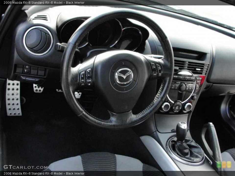 Black Interior Dashboard for the 2006 Mazda RX-8  #37940846