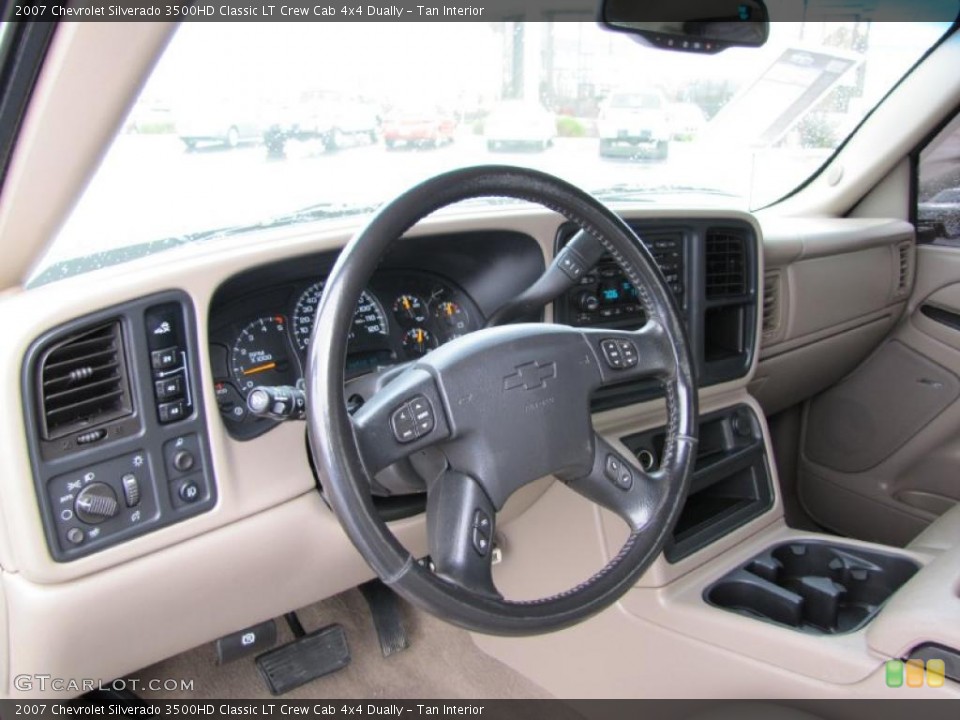 Tan Interior Photo for the 2007 Chevrolet Silverado 3500HD Classic LT Crew Cab 4x4 Dually #37941922