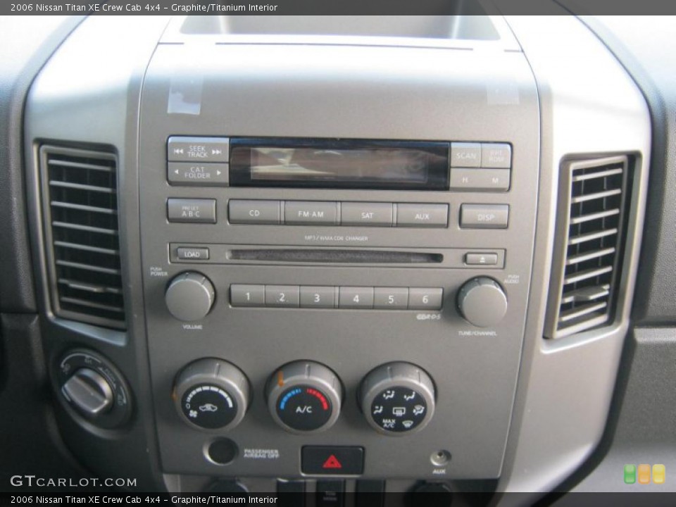 Graphite/Titanium Interior Controls for the 2006 Nissan Titan XE Crew Cab 4x4 #37942730