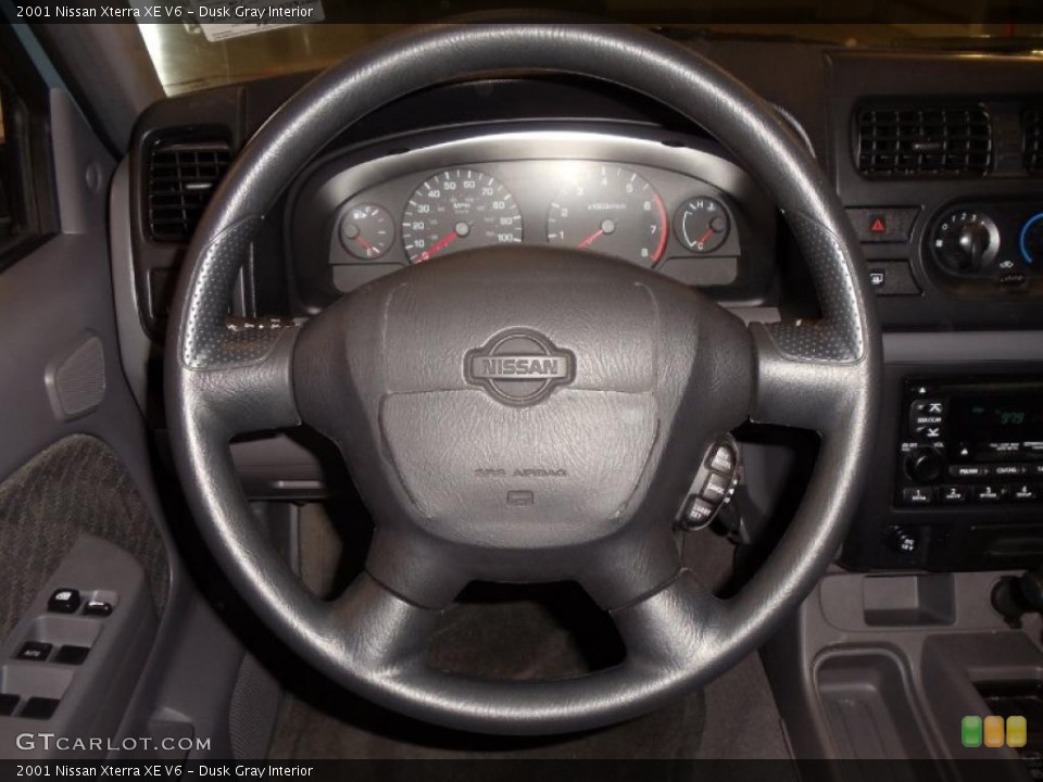 Dusk Gray Interior Steering Wheel for the 2001 Nissan Xterra XE V6 #37944539
