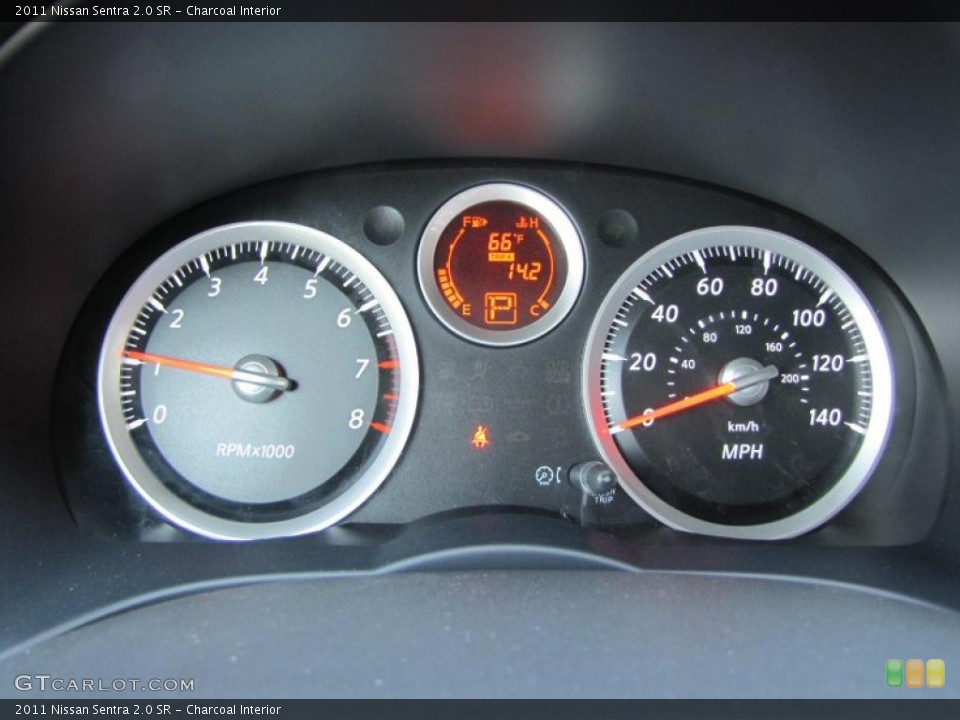 Charcoal Interior Gauges for the 2011 Nissan Sentra 2.0 SR #37946716