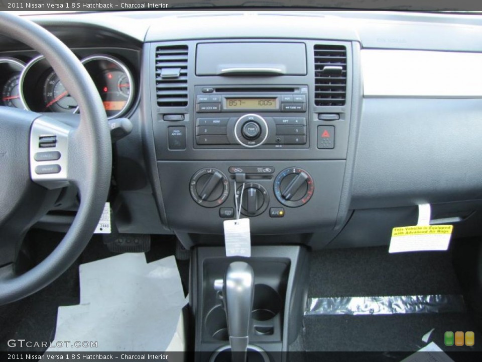 Charcoal Interior Controls for the 2011 Nissan Versa 1.8 S Hatchback #37946932