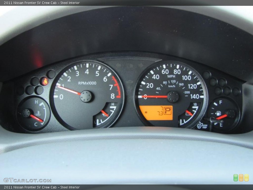 Steel Interior Gauges for the 2011 Nissan Frontier SV Crew Cab #37947428