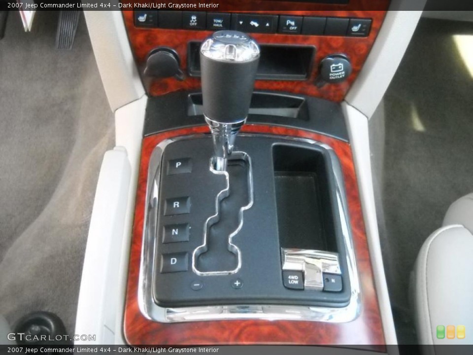 Dark Khaki/Light Graystone Interior Transmission for the 2007 Jeep Commander Limited 4x4 #37947996