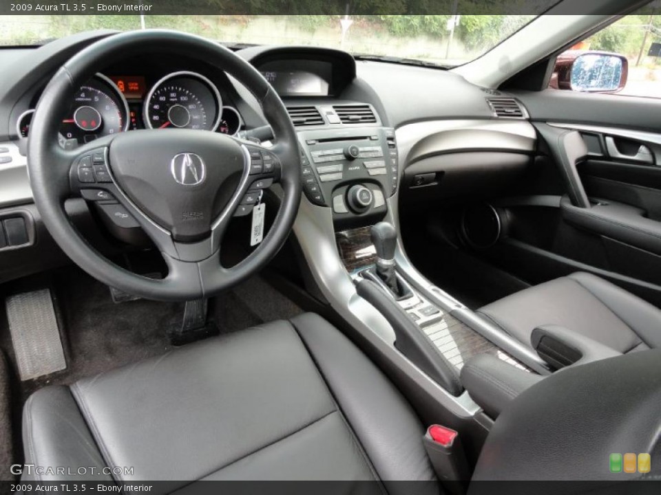 Ebony Interior Photo for the 2009 Acura TL 3.5 #37948680