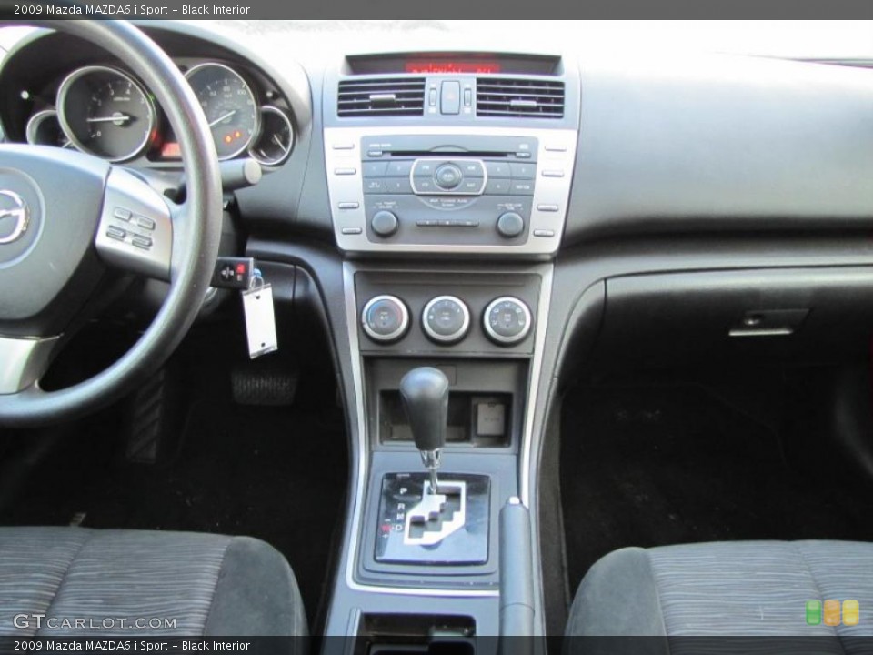 Black Interior Dashboard for the 2009 Mazda MAZDA6 i Sport #37949033
