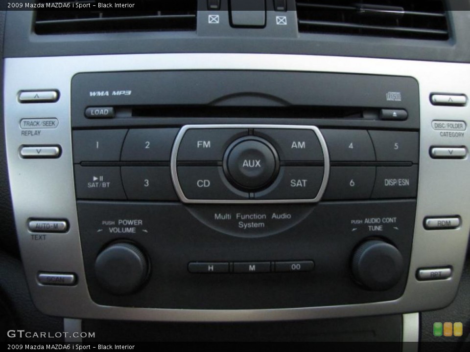 Black Interior Controls for the 2009 Mazda MAZDA6 i Sport #37949076