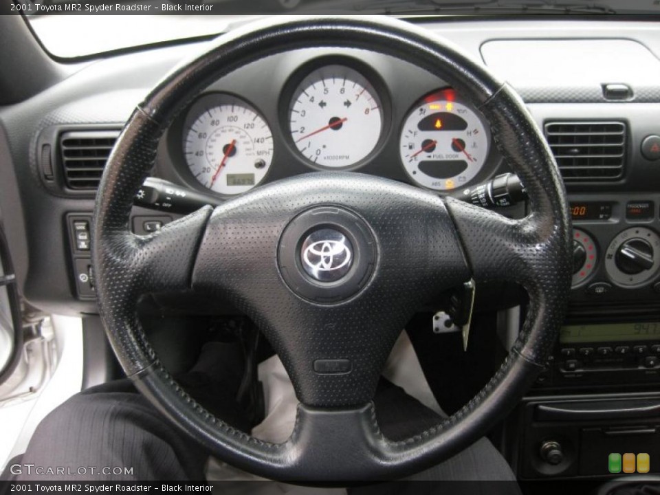 Black Interior Steering Wheel for the 2001 Toyota MR2 Spyder Roadster #37949832
