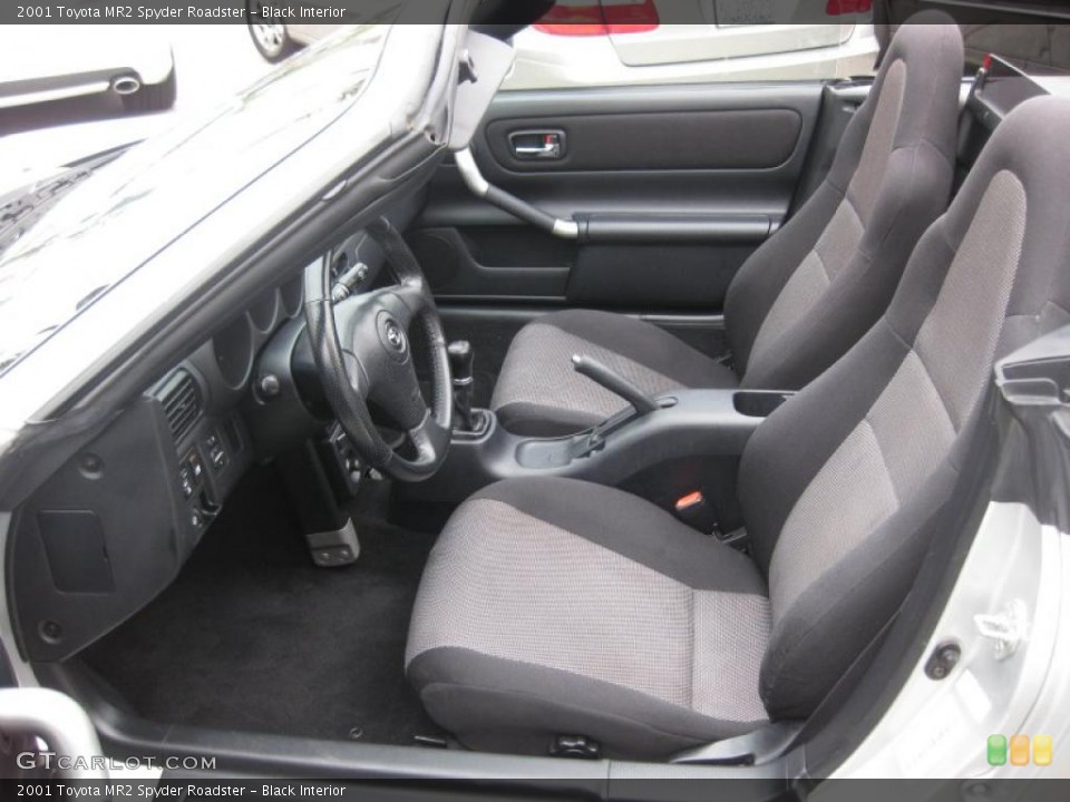 Black Interior Photo for the 2001 Toyota MR2 Spyder Roadster #37949860